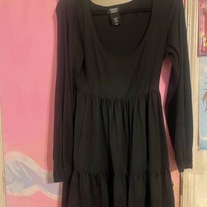Black mini goth dress